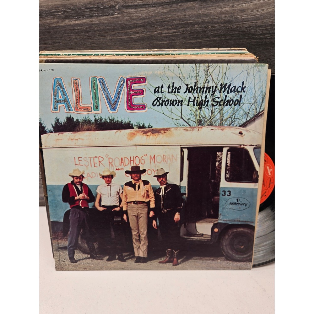 Lester Roadhog Moran Cadillac Cowboys Alive Johnny Mack Brown High School Vinyl